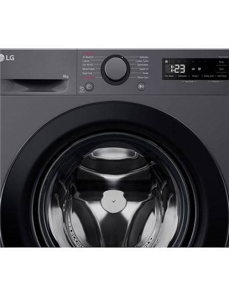 Mașină de spălat LG F2WR508SBM, 8kg, Gri