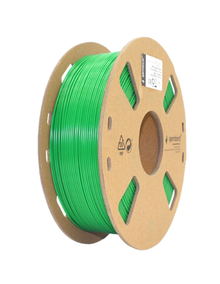 Filament pentru imprimantă 3D Gembird 3DP-PETG1.75-01-G, PETG, Verde, 1.75 mm, 1 kg