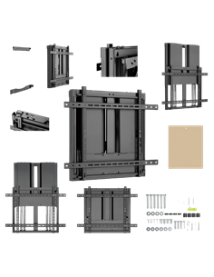 Suport TV de perete Gembird WM-90F-02, Negru 2