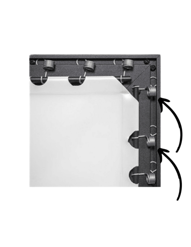 Проекционный экран с фиксированной рамкой Sopar # 8302VC-RN, 136", 16:9