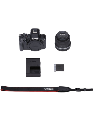 Aparat Foto Mirrorless Canon EOS R50 & RF-S 18-45mm f/4.5-6.3 IS STM KIT