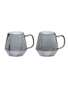 Set de pahare Ardesto AR2630GR, 300 ml, 2 buc, Transparent