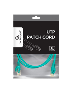 Patch cord Cablexpert PP6U-2M/G, Cat6 UTP, 2m, Verde 2