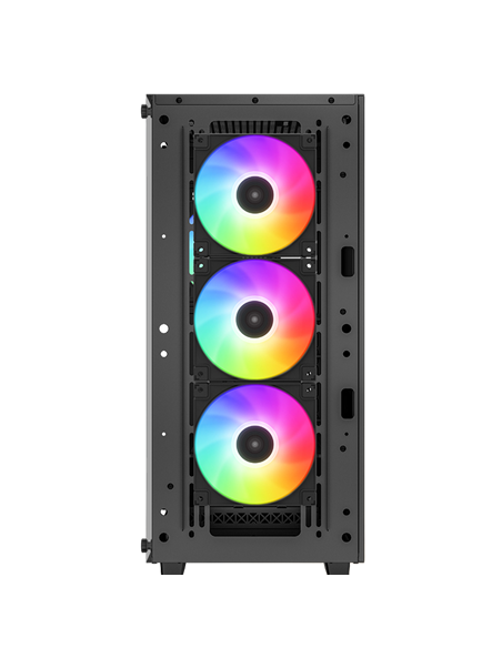 Carcasă PC Deepcool CC560 ARGB V2, Midi-Tower, Fără PSU, Negru