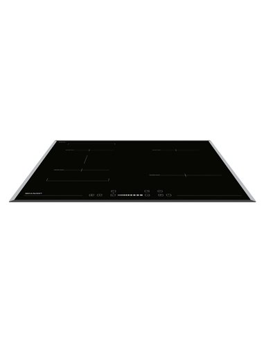 Plită cu inducție Sharp KH6I27CS00EU, Negru