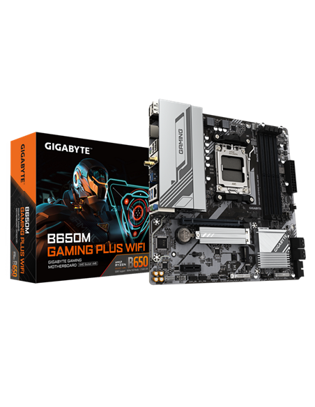 Placă de bază Gigabyte B650M GAMING PLUS WF, AM5, AMD B650, Micro-ATX