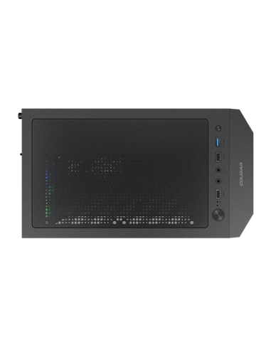 Компьютерный корпус Cougar MX 110 RGB, Midi-Tower, Без блока питания, Чёрный