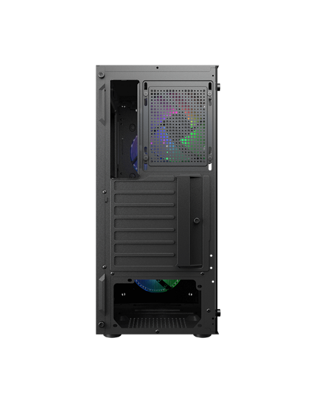 Компьютерный корпус Cougar MX 110 RGB, Midi-Tower, Без блока питания, Чёрный