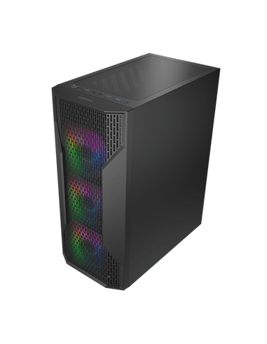 Carcasă PC Cougar MX 110 RGB, Midi-Tower, Fără PSU, Negru