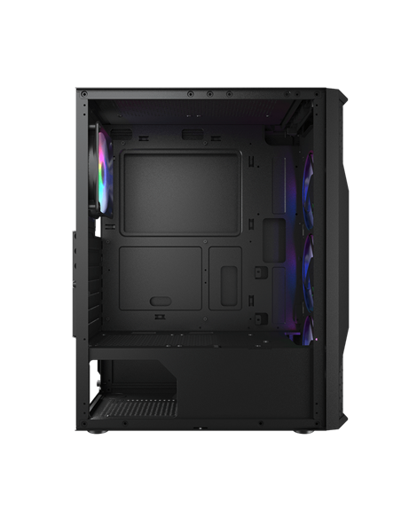 Компьютерный корпус Cougar MX 110 RGB, Midi-Tower, Без блока питания, Чёрный