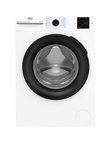 Стиральная машина Beko BM3WFSU38413WB, 8кг, Белый