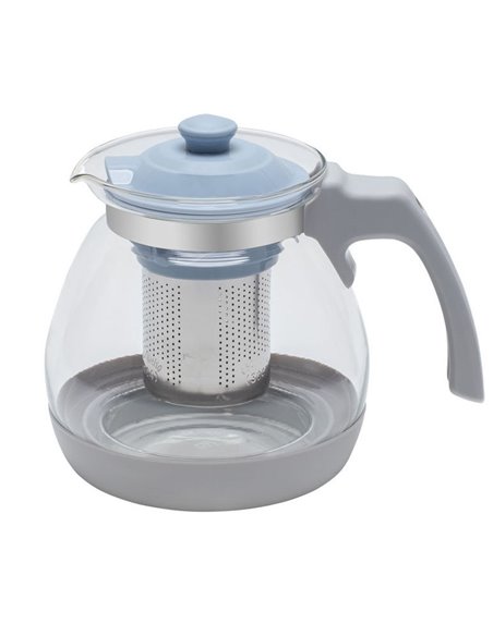 Ceainic cu infuzor RESTO 90510, 1.2L, Gri