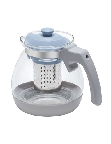 Ceainic cu infuzor RESTO 90510, 1.2L, Gri