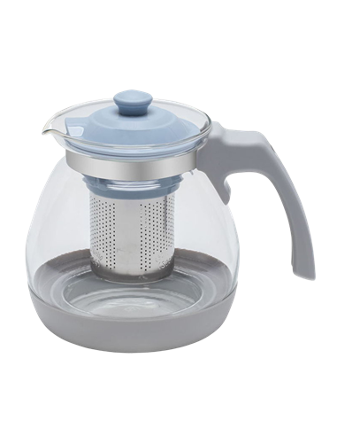 Ceainic cu infuzor RESTO 90510, 1.2L, Gri