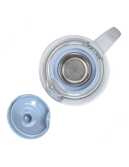 Ceainic cu infuzor RESTO 90510, 1.2L, Gri