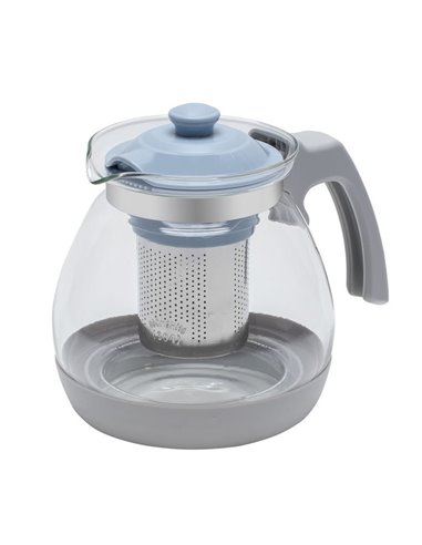 Ceainic cu infuzor RESTO 90510, 1.2L, Gri