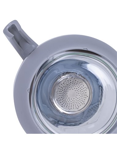 Ceainic cu infuzor RESTO 90510, 1.2L, Gri