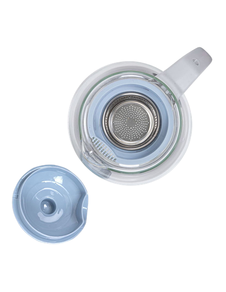 Ceainic cu infuzor RESTO 90510, 1.2L, Gri