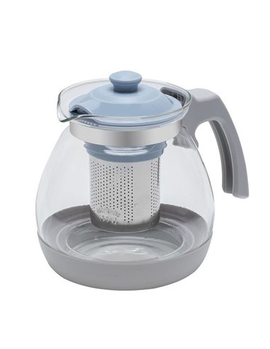 Ceainic cu infuzor RESTO 90510, 1.2L, Gri