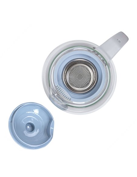 Ceainic cu infuzor RESTO 90510, 1.2L, Gri