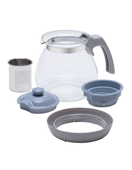 Ceainic cu infuzor RESTO 90510, 1.2L, Gri