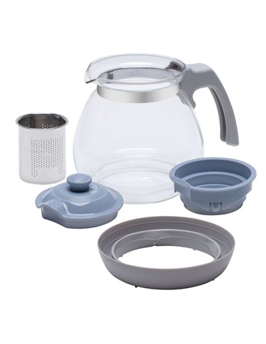 Ceainic cu infuzor RESTO 90510, 1.2L, Gri
