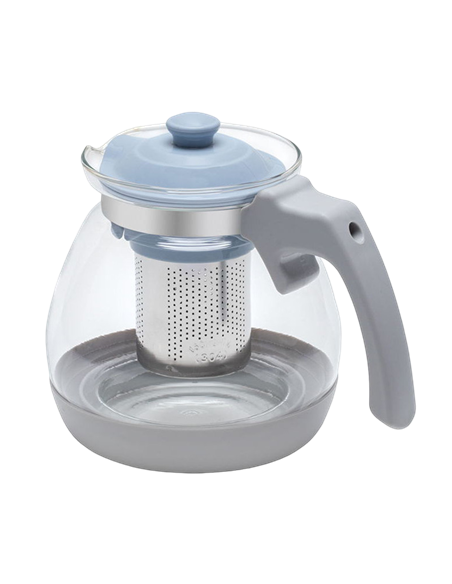 Ceainic cu infuzor RESTO 90510, 1.2L, Gri