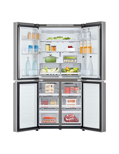 Frigider LG GMB860PYDE, DoorCooling+, Argintiu