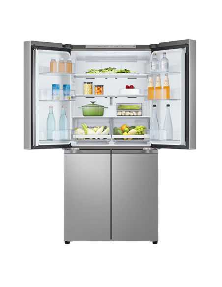 Холодильник LG GMB860PYDE, DoorCooling+, Серебристый