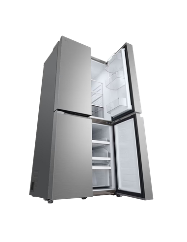 Холодильник LG GMB860PYDE, DoorCooling+, Серебристый