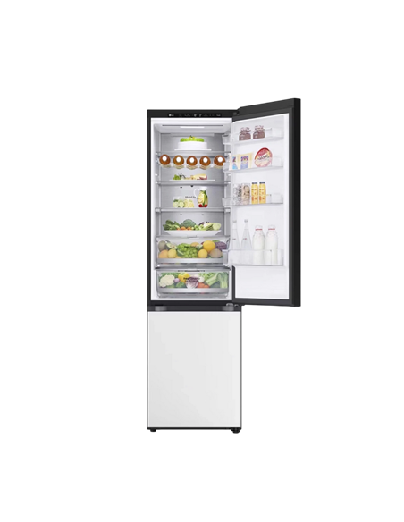 Frigider LG GBB72TW9DQ, DoorCooling+, Alb | Negru