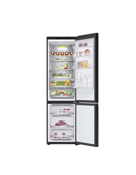 Frigider LG GBB72TW9DQ, DoorCooling+, Alb | Negru