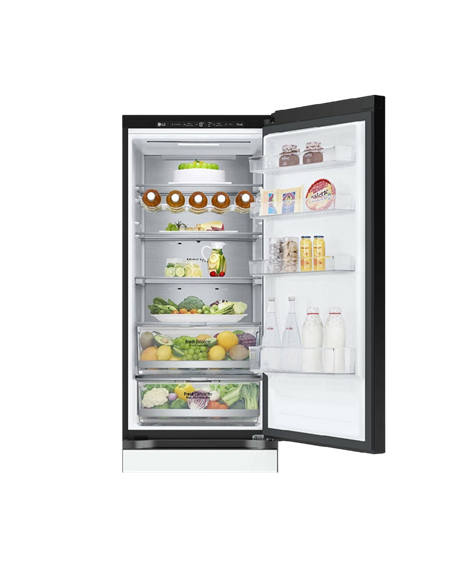 Frigider LG GBB72TW9DQ, DoorCooling+, Alb | Negru