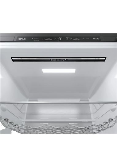 Frigider LG GBB72TW9DQ, DoorCooling+, Alb | Negru