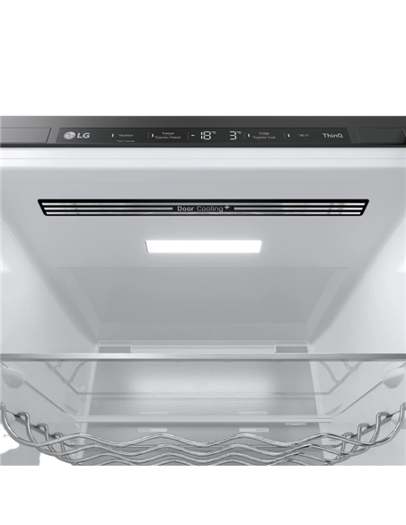 Frigider LG GBB72TW9DQ, DoorCooling+, Alb | Negru