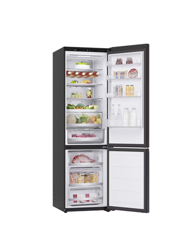 Frigider LG GBB72TW9DQ, DoorCooling+, Alb | Negru