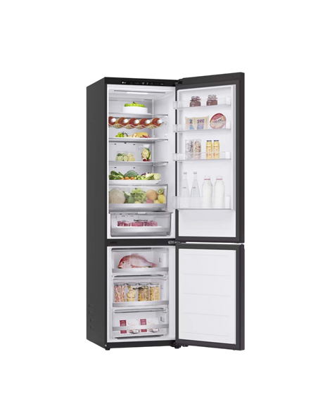 Frigider LG GBB72TW9DQ, DoorCooling+, Alb | Negru