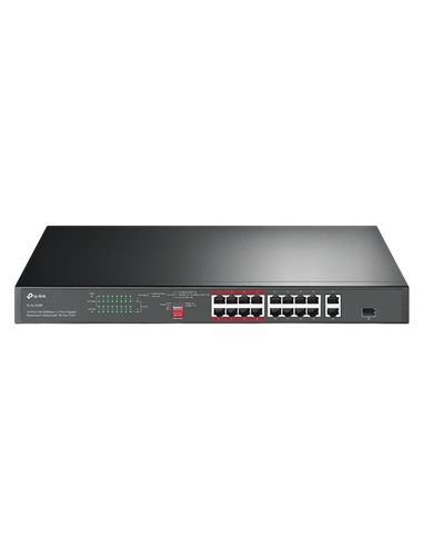 PoE коммутатор TP-LINK TL-SL1218P, 16x IEEE 802.3af/at