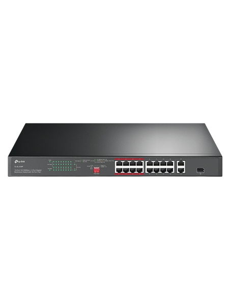 PoE коммутатор TP-LINK TL-SL1218P, 16x IEEE 802.3af/at