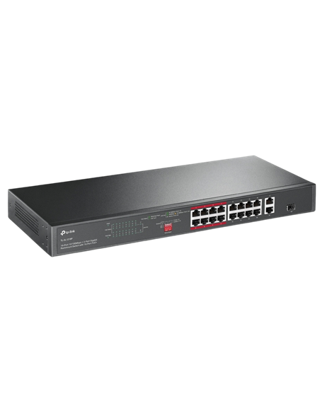 PoE коммутатор TP-LINK TL-SL1218P, 16x IEEE 802.3af/at