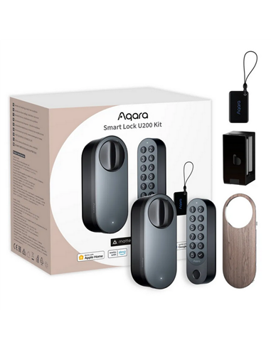 Încuietoare inteligentă AQARA U200 Kit, Negru