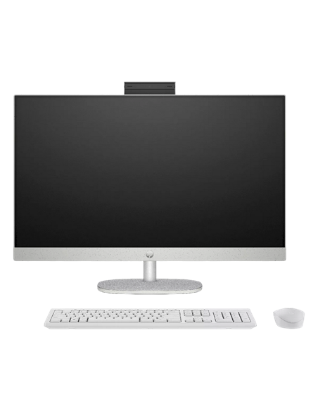 Computer All-in-One HP 27-cr0045ci, 27", Intel Core i5-1335U, 16GB/512GB, FreeDOS, Shell White