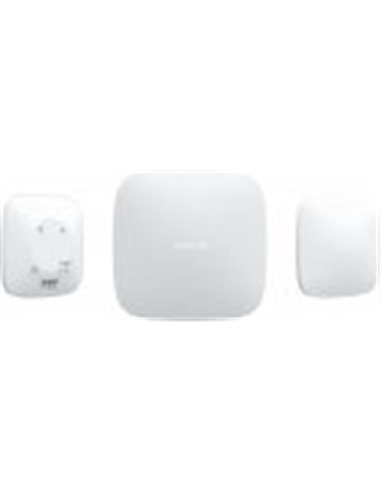 Panou inteligent de control al alarmei Ajax Hub 2 Plus, Alb