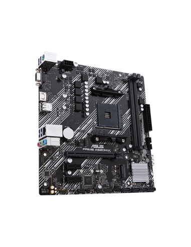Материнская плата ASUS PRIME A520M-K, AM4, AMD A520, Micro-ATX