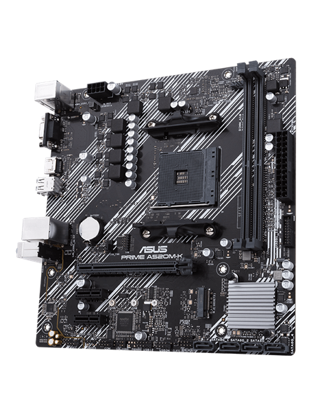 Материнская плата ASUS PRIME A520M-K, AM4, AMD A520, Micro-ATX