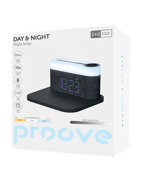Lampă de noapte Proove Day & Night, Gri Închis