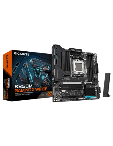 Placă de bază Gigabyte B850M GAMING X WF6E, AM5, AMD B850, Micro-ATX
