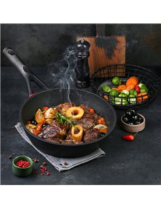 Tigaie Polaris PRO collection-24FP, 24cm, Negru 2