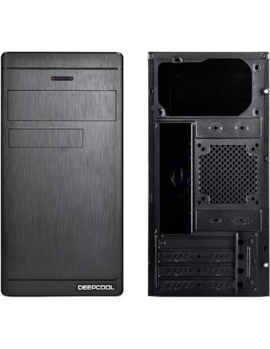 Компьютерный корпус Deepcool WAVE V2, Micro-ATX, Без блока питания, Чёрный