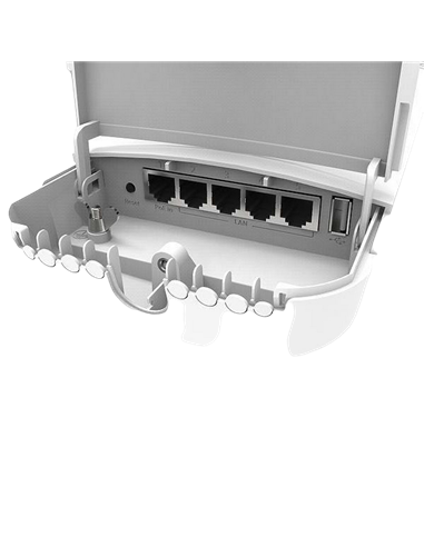 Punct de acces MikroTik OmniTIK 5 AC, Alb